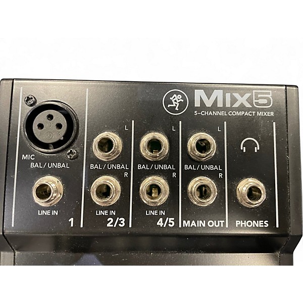 Used Mackie Mix5 Unpowered Mixer