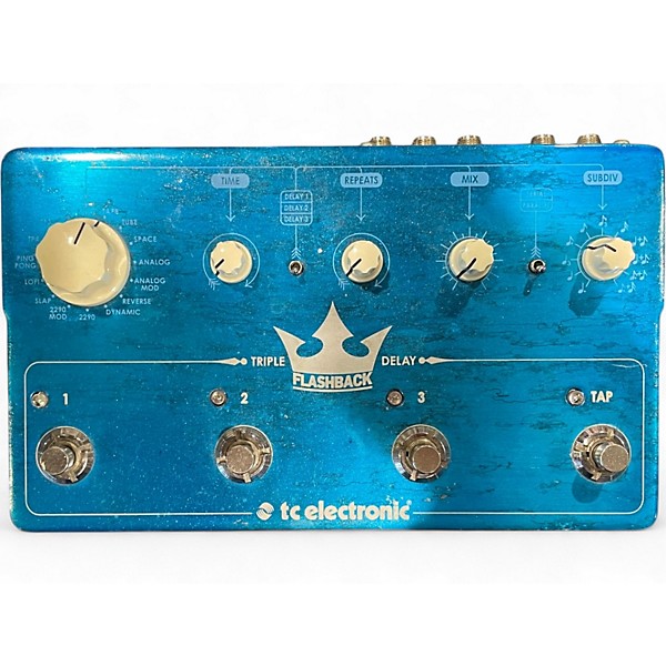 Used TC Electronic FLASHBACK TRIPLE DELAY Effect Pedal