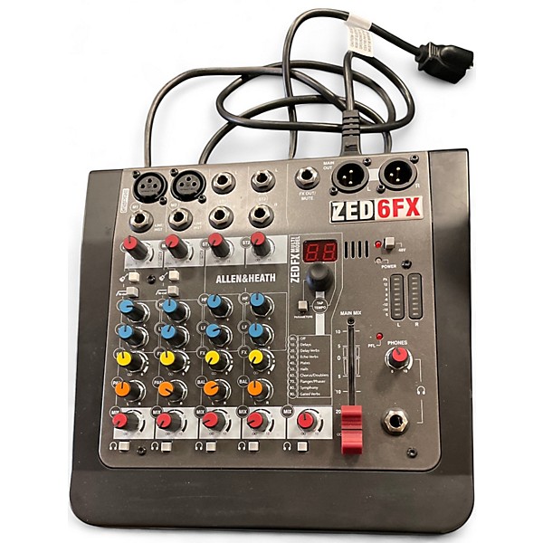 Used Allen & Heath ZED6FX Line Mixer