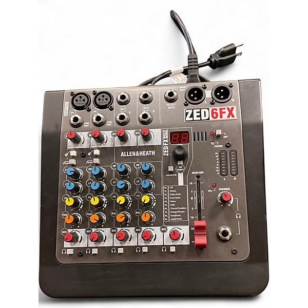 Used Allen & Heath ZED6FX Line Mixer