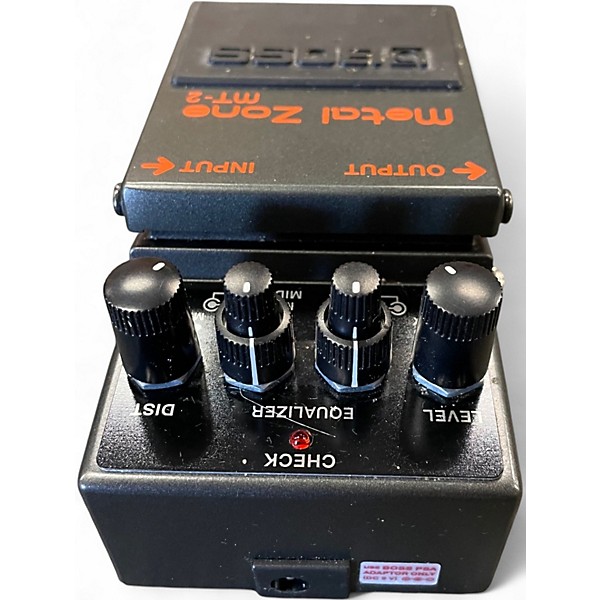 Used BOSS MT2 Metal Zone Distortion Effect Pedal