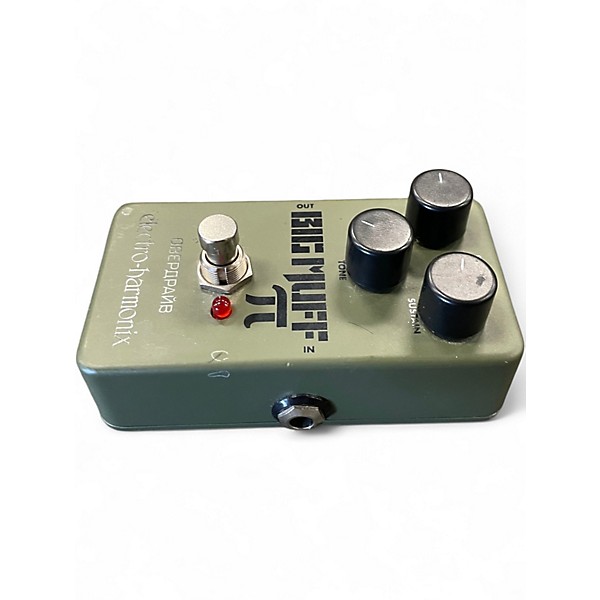 Used Electro-Harmonix Green Russian Big Muff Pi Fuzz Effect Pedal