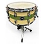 Used CRUSH 14in Snare Green Drum thumbnail