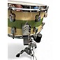 Used CRUSH 14in Snare Green Drum
