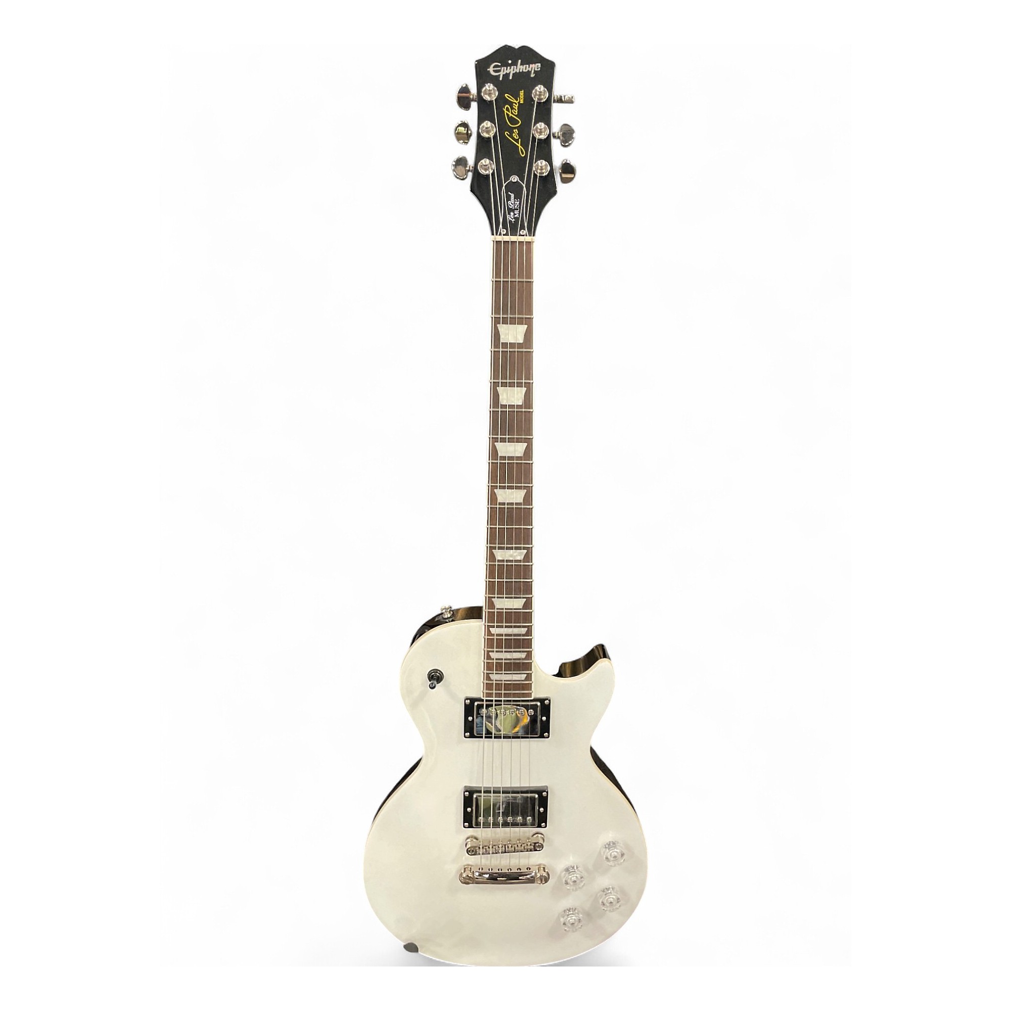 Used Epiphone LES PAUL MUSE WHITE Solid Body Electric Guitar WHITE