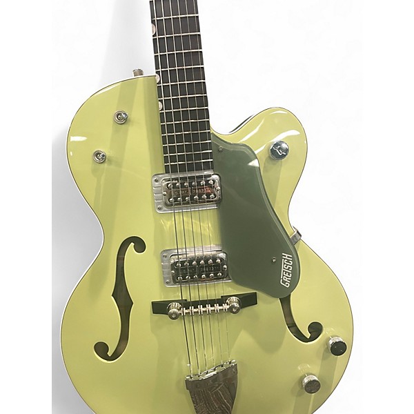Used Gretsch Guitars G6118T 130th Anniversary Jr Green Hollow Body Electric Guitar