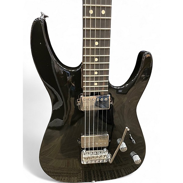 Used Charvel Super Stock DKA 22 Gloss Black Solid Body Electric Guitar