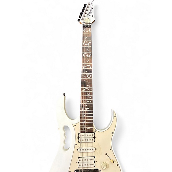 Used Ibanez jem jr Alpine White Solid Body Electric Guitar