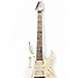 Used Ibanez jem jr Alpine White Solid Body Electric Guitar