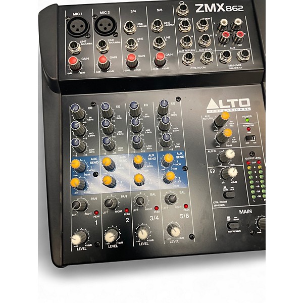 Used Alto ZMX862 6-Channel Unpowered Mixer