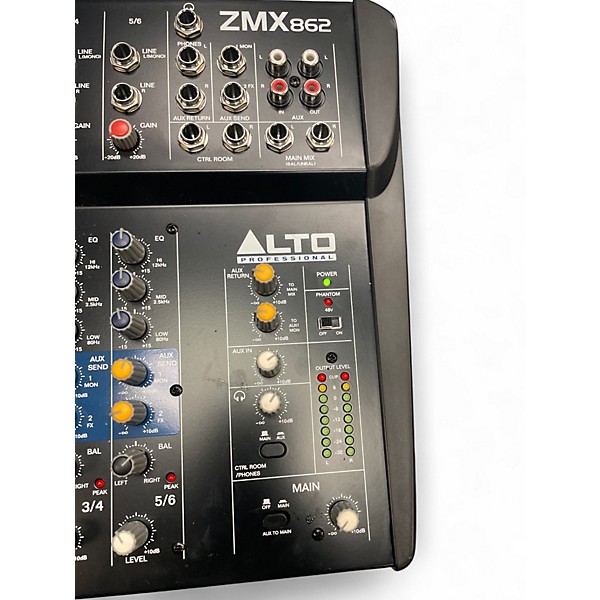 Used Alto ZMX862 6-Channel Unpowered Mixer