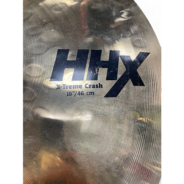 Used SABIAN 18in HHX X Treme crash Cymbal