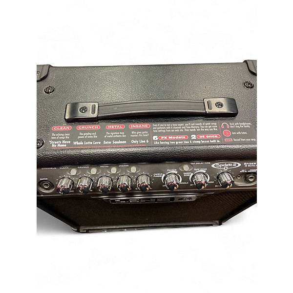 Used Line 6 Spider III 15 1X8 15W Guitar Combo Amp