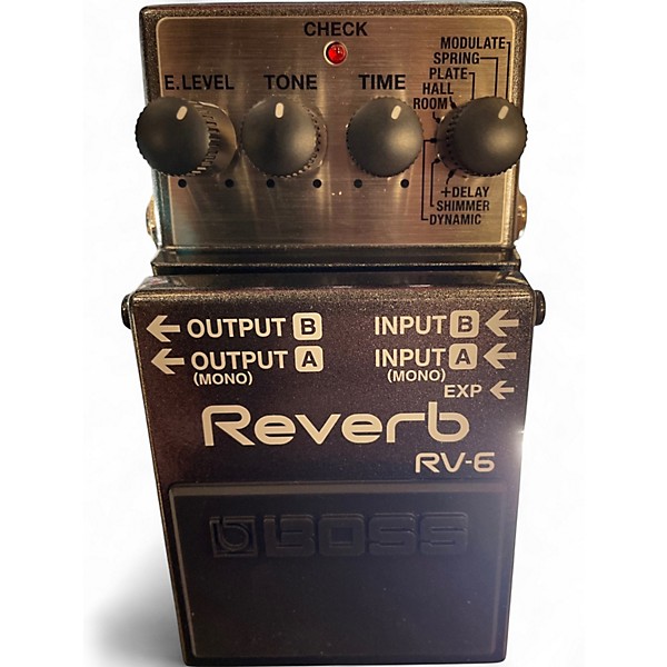 Used BOSS RV6 Digital Reverb Effect Pedal