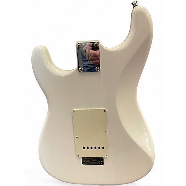 Used Donner SEEKER White Solid Body Electric Guitar