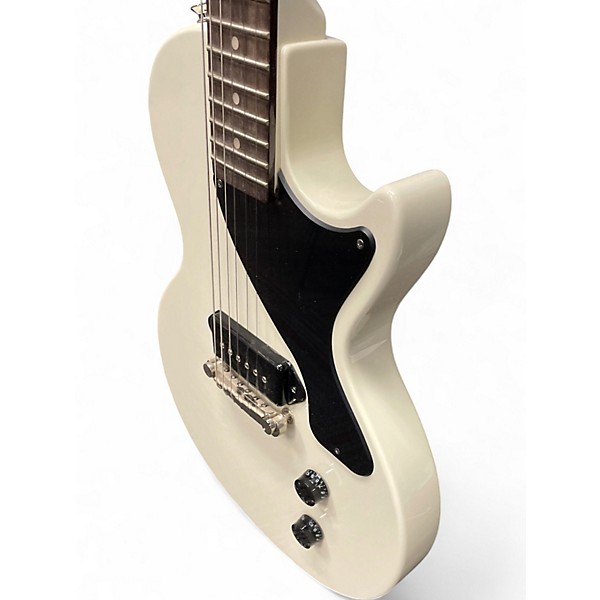 Used Epiphone LES PAUL JR WHITE Solid Body Electric Guitar