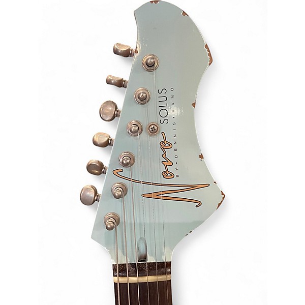 Used Novo Solus F2 Blue Solid Body Electric Guitar
