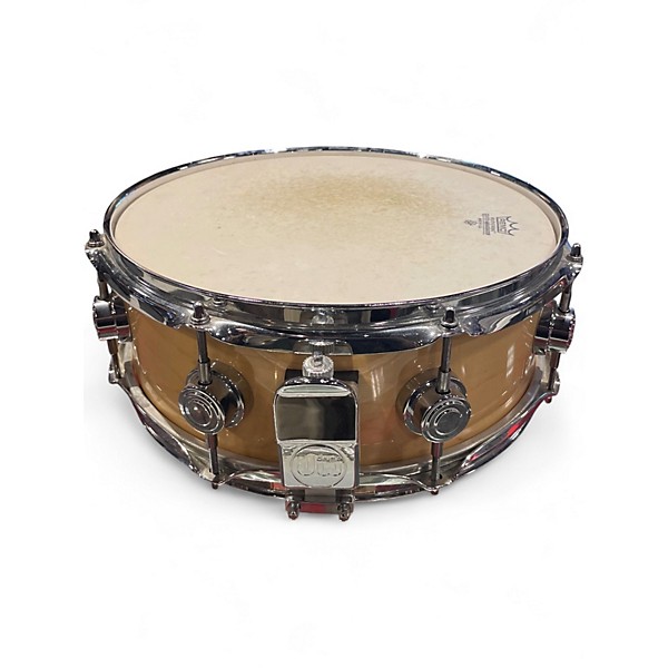 Used DW 14in Drum Workshop Snare Drum Natural Drum
