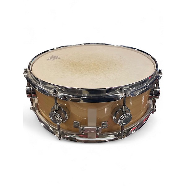 Used DW 14in Drum Workshop Snare Drum Natural Drum