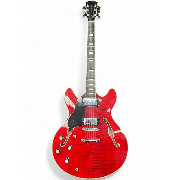 Used Sire LARRY CARLTON H7 Trans Red Hollow Body Electric Guitar