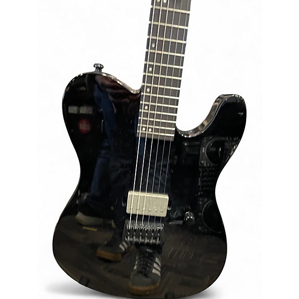 Used ESP LTD TE201 Trans Black Solid Body Electric Guitar