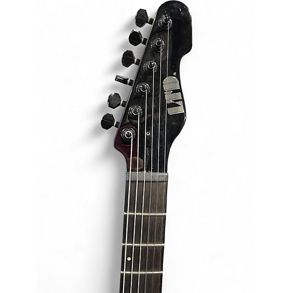 Used ESP LTD TE201 Trans Black Solid Body Electric Guitar