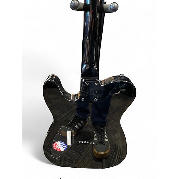 Used ESP LTD TE201 Trans Black Solid Body Electric Guitar