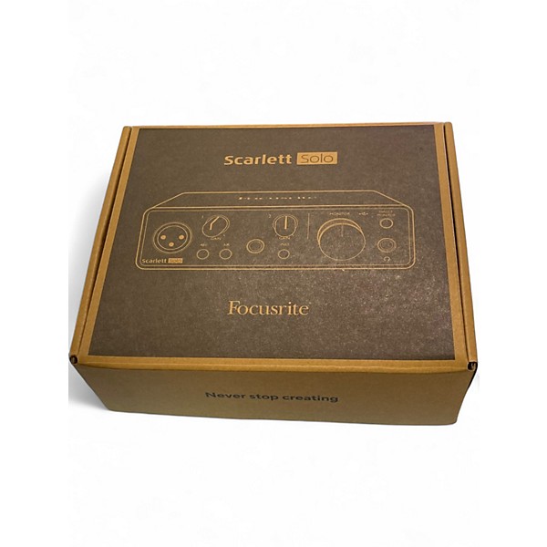 Used Focusrite Scarlett Solo Gen 3 Audio Interface