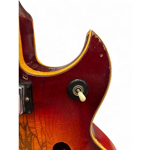 Vintage 1963 Gibson BARNEY KESSEL STANDARD Cherry Sunburst Hollow Body Electric Guitar