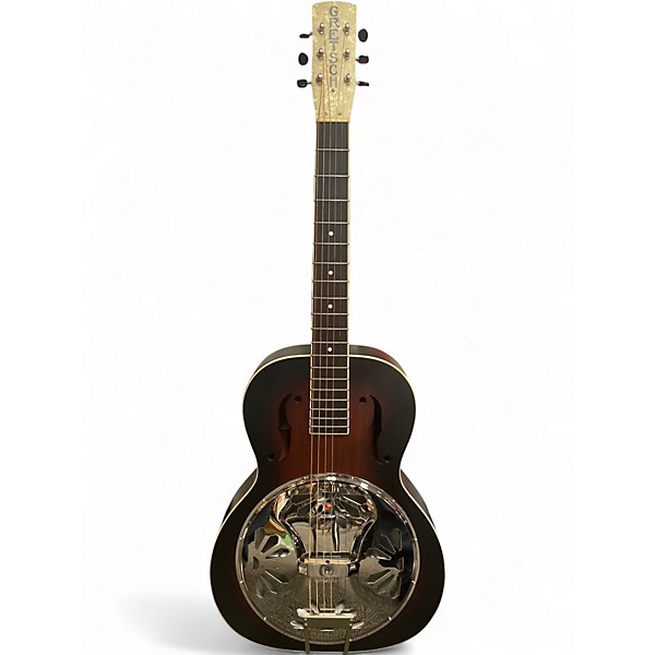 Used Gretsch Guitars G9220 Bobtail Round Neck Natural Resonator Guitar