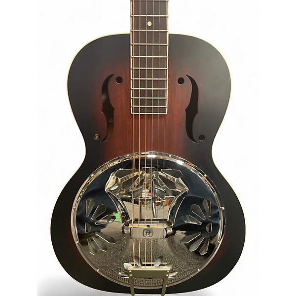 Used Gretsch Guitars G9220 Bobtail Round Neck Natural Resonator Guitar
