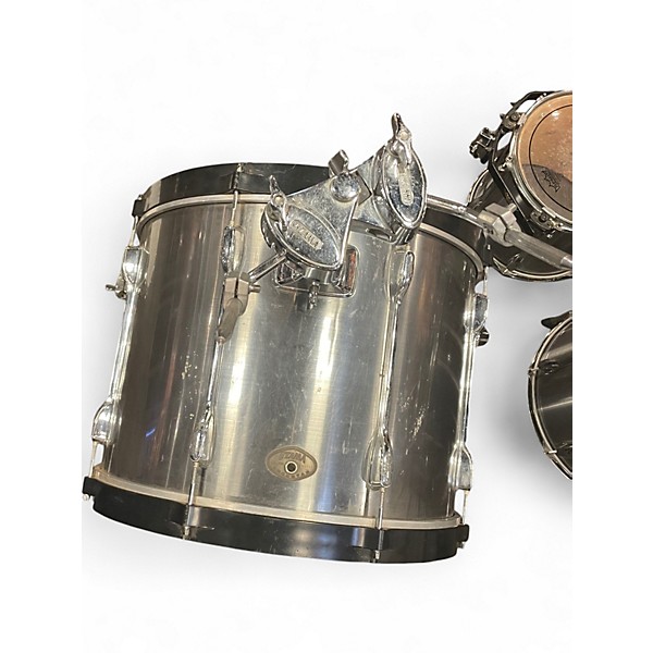Used TAMA 3 Piece Rockstar Metallic Silver Drum Kit