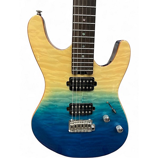 Used Volgoa ST BLUE FADE Solid Body Electric Guitar