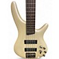Used 2010s Ibanez SR505 5 String White Metallic Electric Bass Guitar