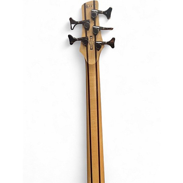 Used 2010s Ibanez SR505 5 String White Metallic Electric Bass Guitar
