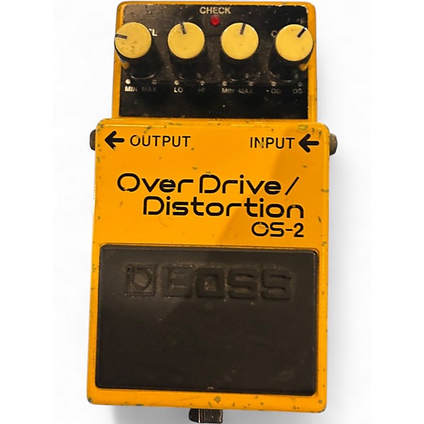 Used BOSS OS2 Overdrive Distortion Effect Pedal