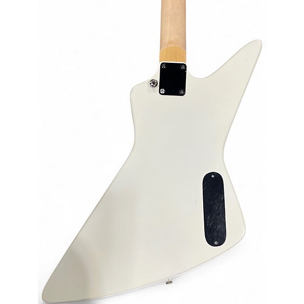 Used Gaskell X Bass Left Handed White Electric Bass Guitar