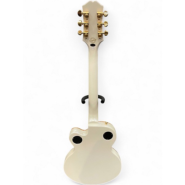 Used Epiphone Wildkat Royale Pearl White Hollow Body Electric Guitar