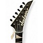 Used Jackson JS22 Dinky Black with Silver Pinstripes Solid Body Electric Guitar