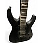 Used Jackson JS22 Dinky Black with Silver Pinstripes Solid Body Electric Guitar