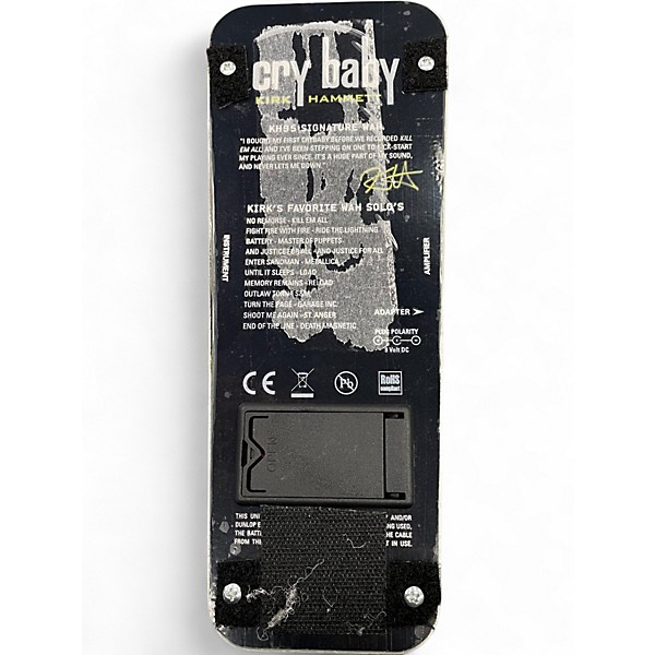 Used Dunlop KH95 Kirk Hammett Signature Cry Baby Wah Effect Pedal