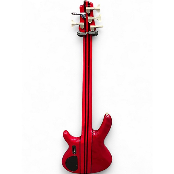 Used Cort bass Candy Apple Red Electric Bass Guitar