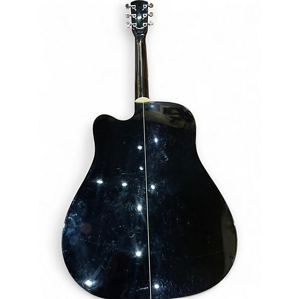 Used Alvarez AD60SC Dreadnought BLACK Acoustic Electric Guitar