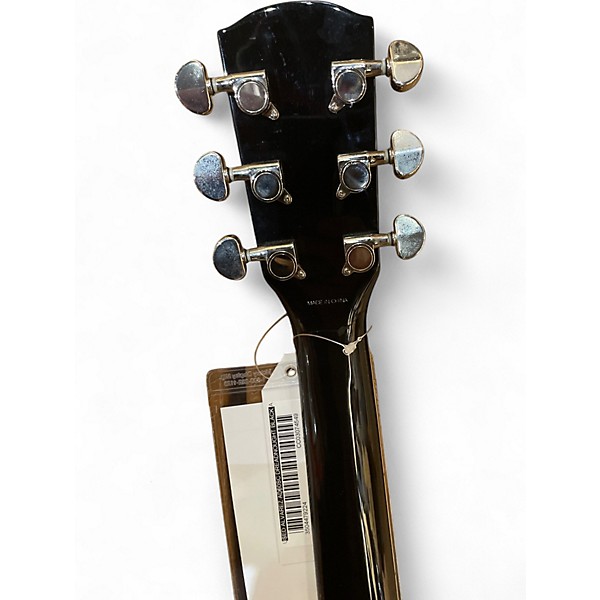 Used Alvarez AD60SC Dreadnought BLACK Acoustic Electric Guitar