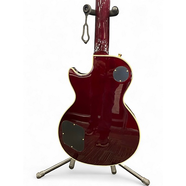 Used Epiphone Les Paul Custom Jerry Cantrell Maroon Solid Body Electric Guitar
