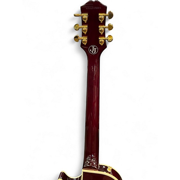 Used Epiphone Les Paul Custom Jerry Cantrell Maroon Solid Body Electric Guitar