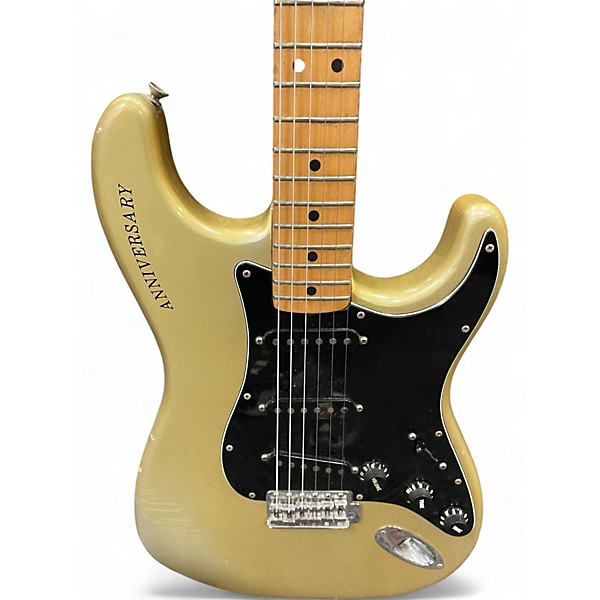 Vintage 1979 Fender 1979 25th anniversary strat Gold Solid Body Electric Guitar