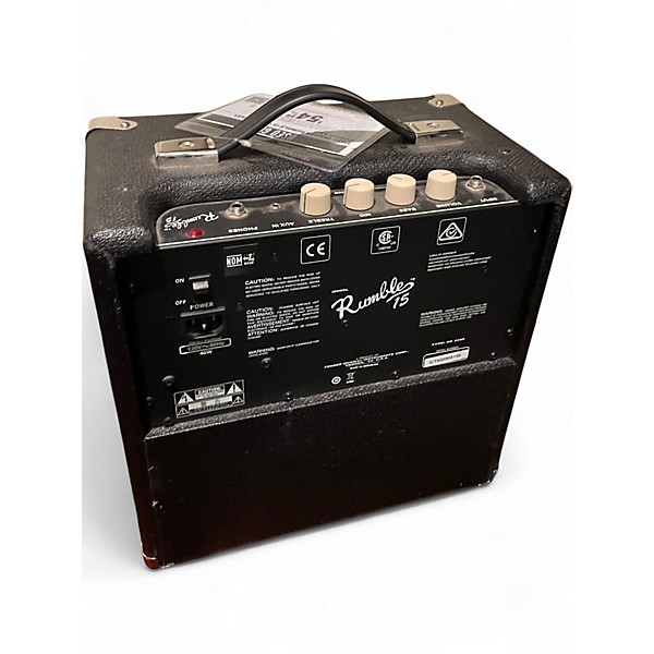 Used Fender Rumble 15 15W 1X8 Bass Combo Amp
