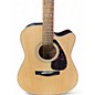 Used Yamaha FX335C Natural Acoustic Electric Guitar