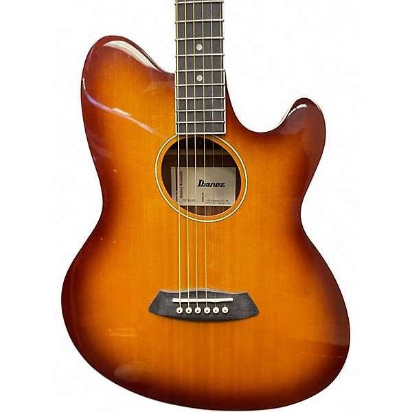 Used Ibanez TCY10E Talman Sunburst Acoustic Electric Guitar